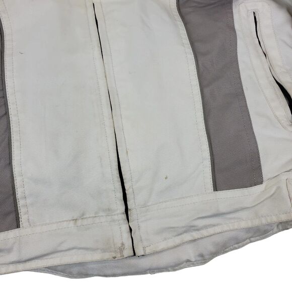 CORTECH LRX Jacket Womens Small White Gray Full Zip Motorcycle Quilted Liner - Picture 9 of 13